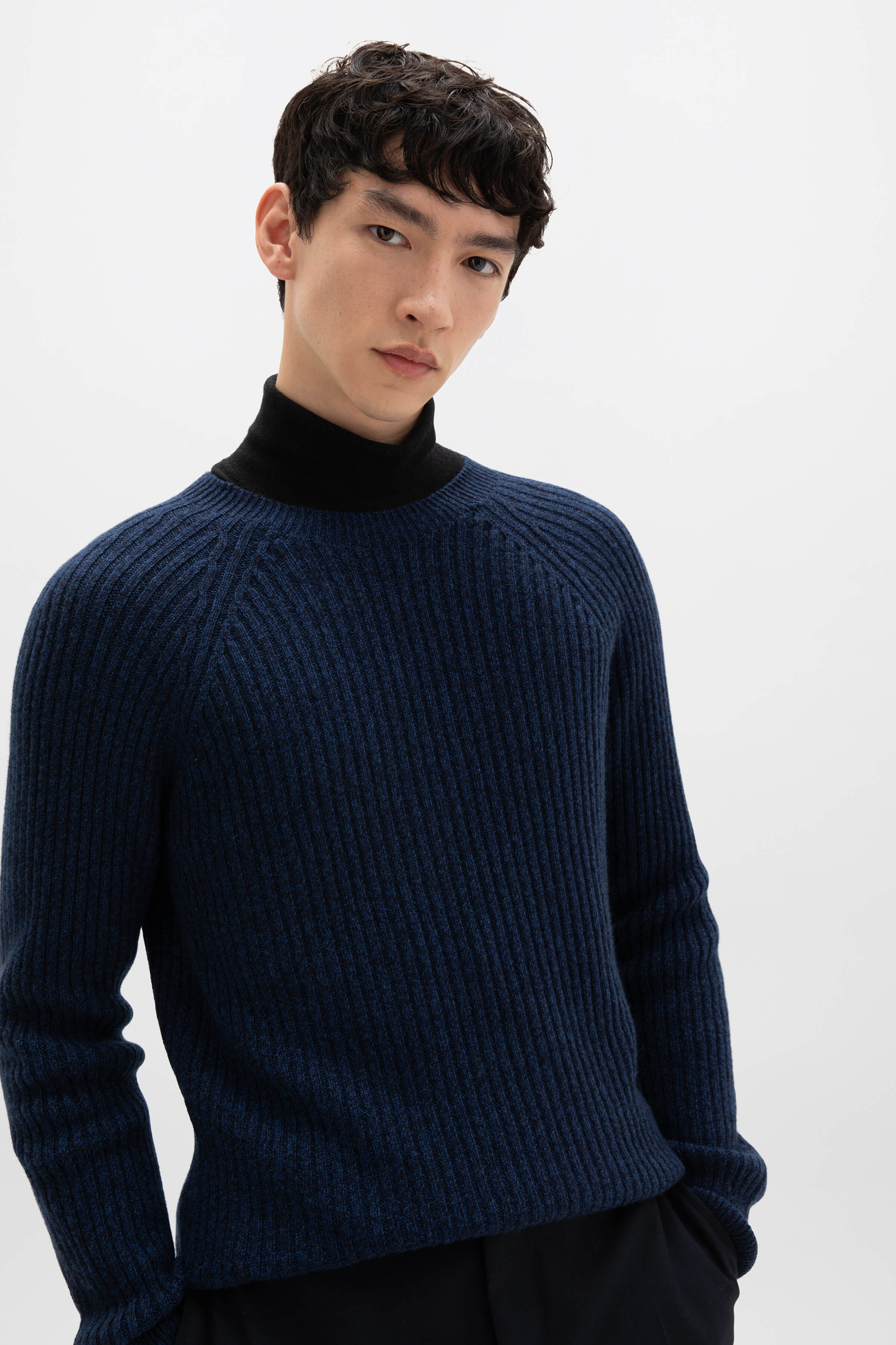 Cashmere Mid Blue Marl Jumper