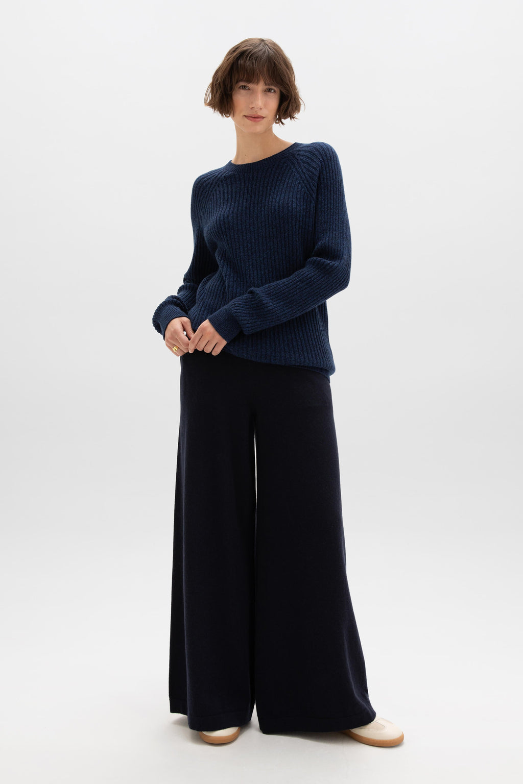 Cashmere Mid Blue Marl Jumper