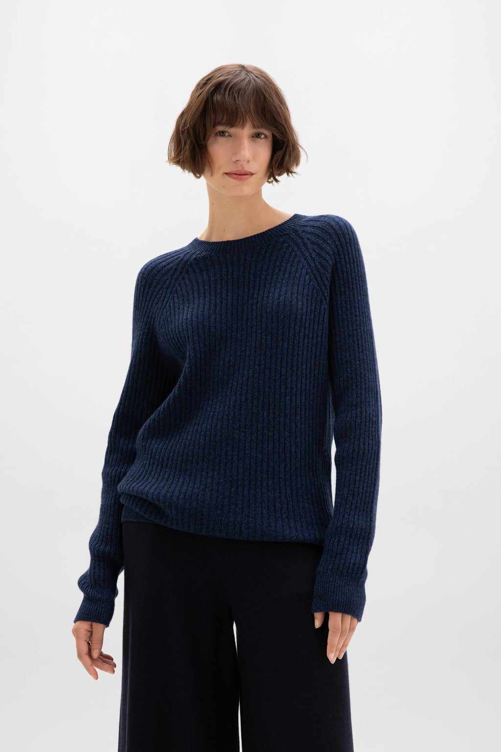 Cashmere Mid Blue Marl Jumper