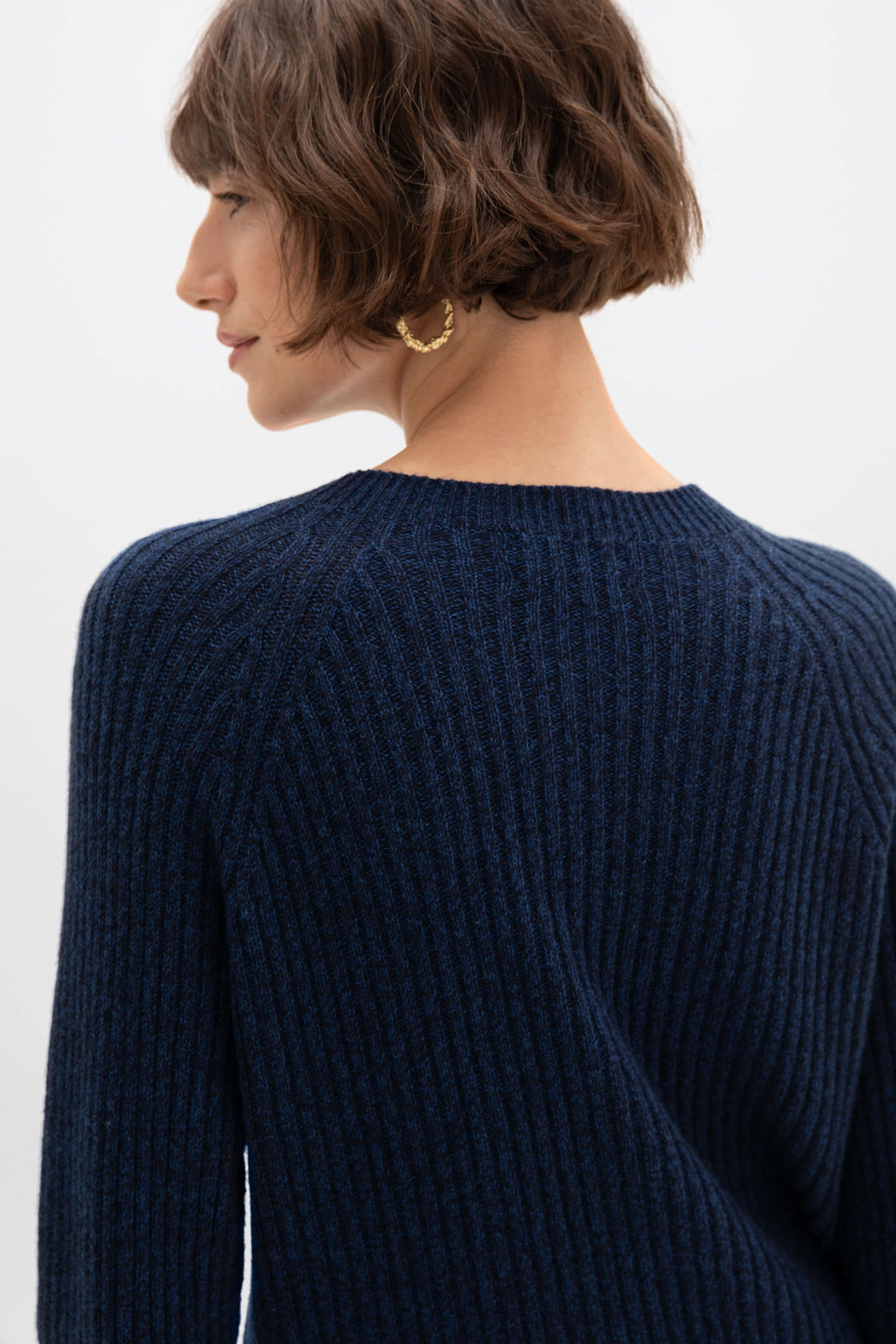 Cashmere Mid Blue Marl Jumper