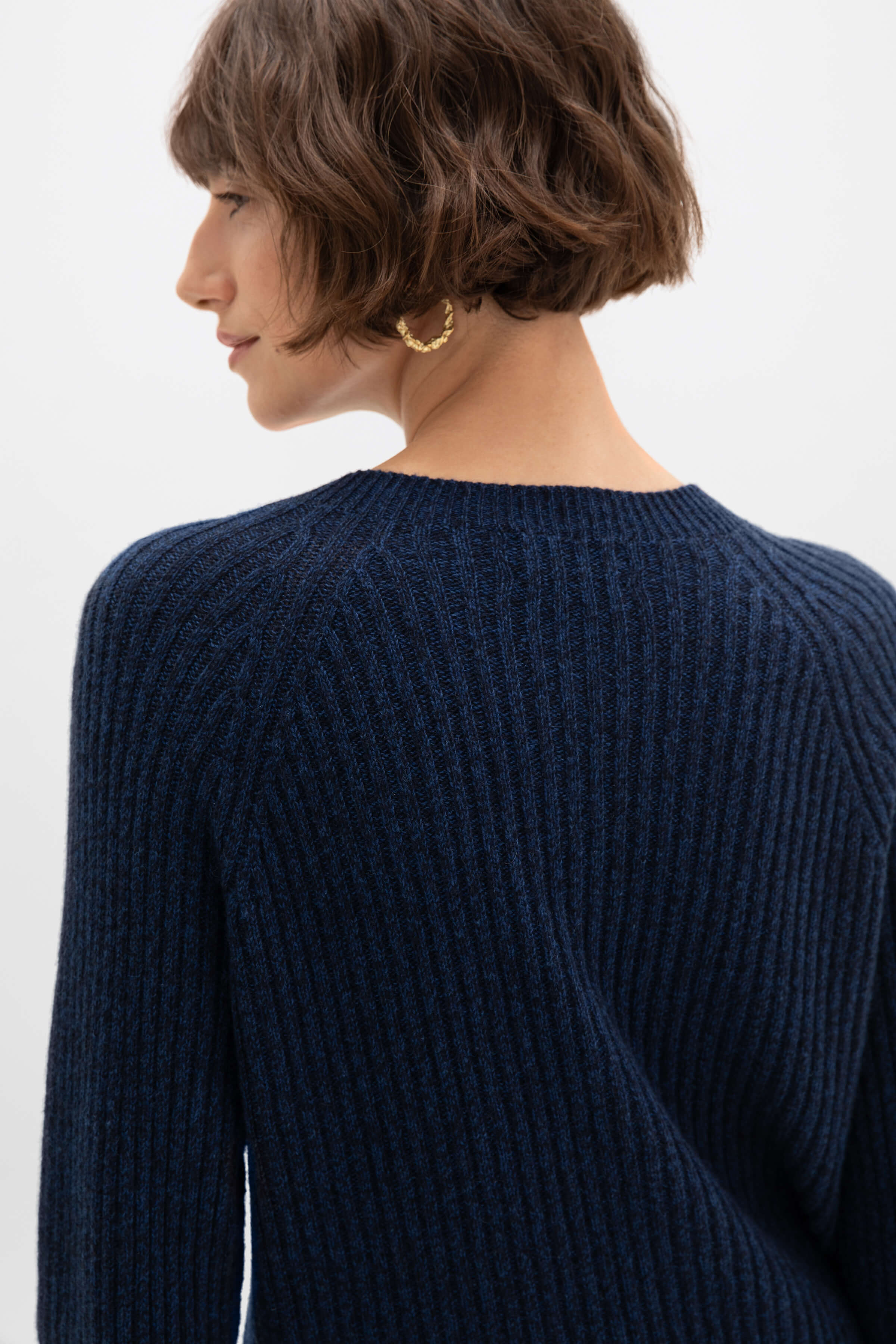 Cashmere Mid Blue Marl Jumper