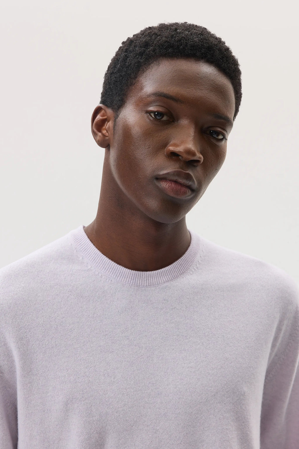 Light Purple Cashmere Round Neck Jumper