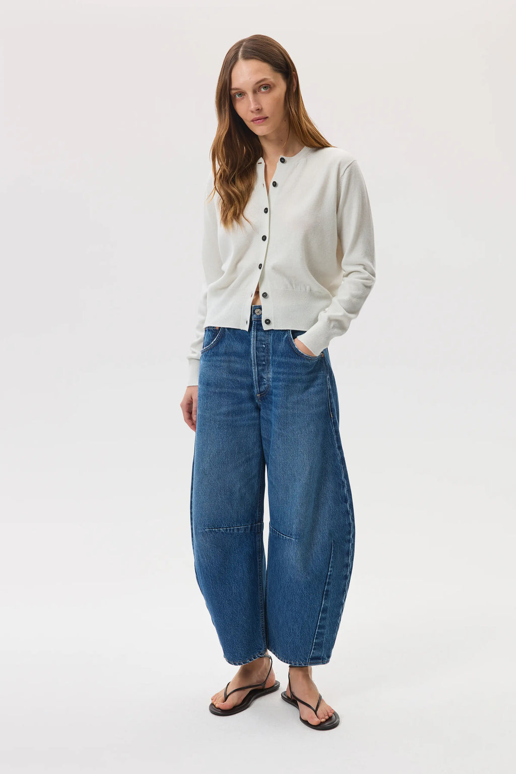 White Cashmere Cardigan