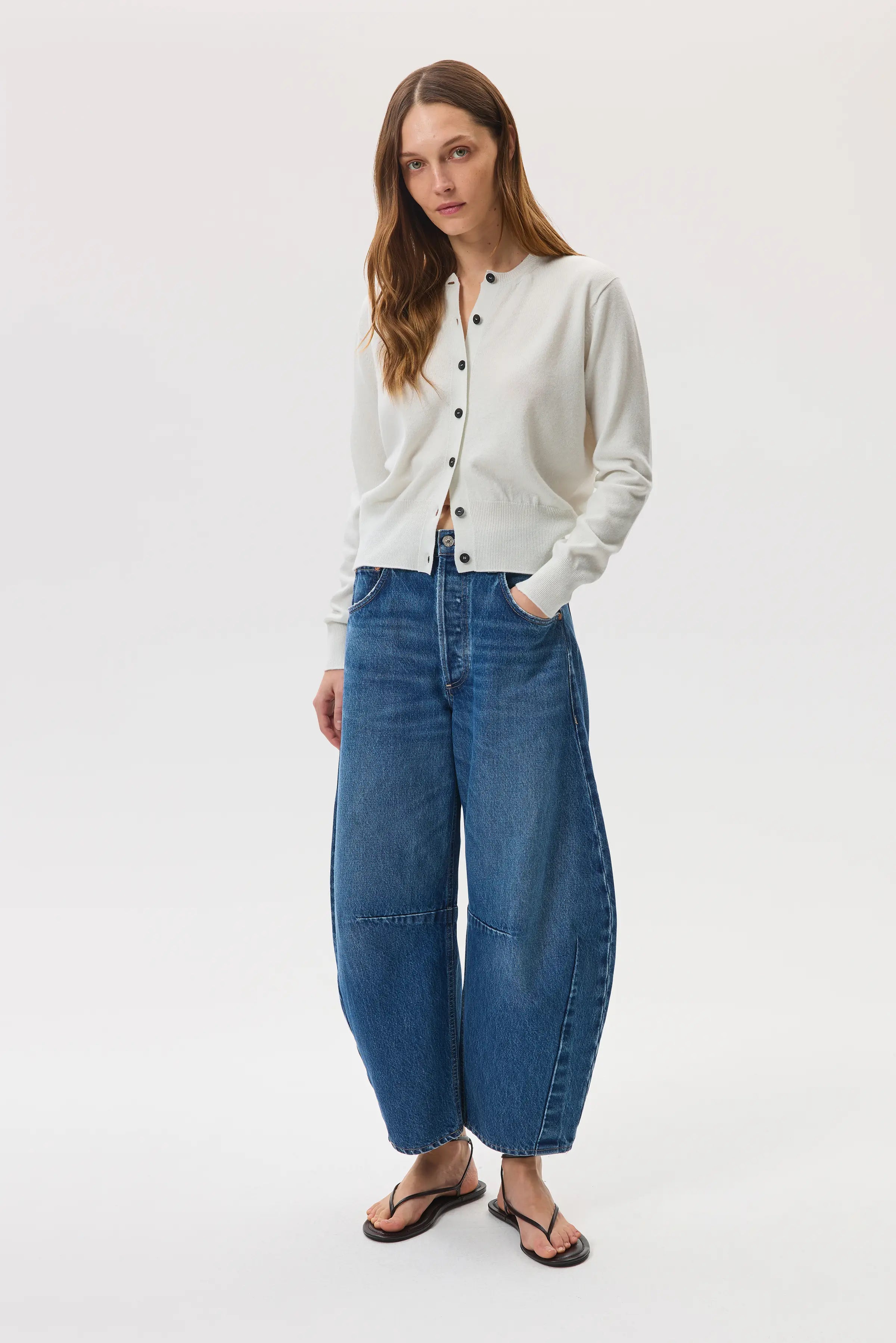 White Cashmere Cardigan