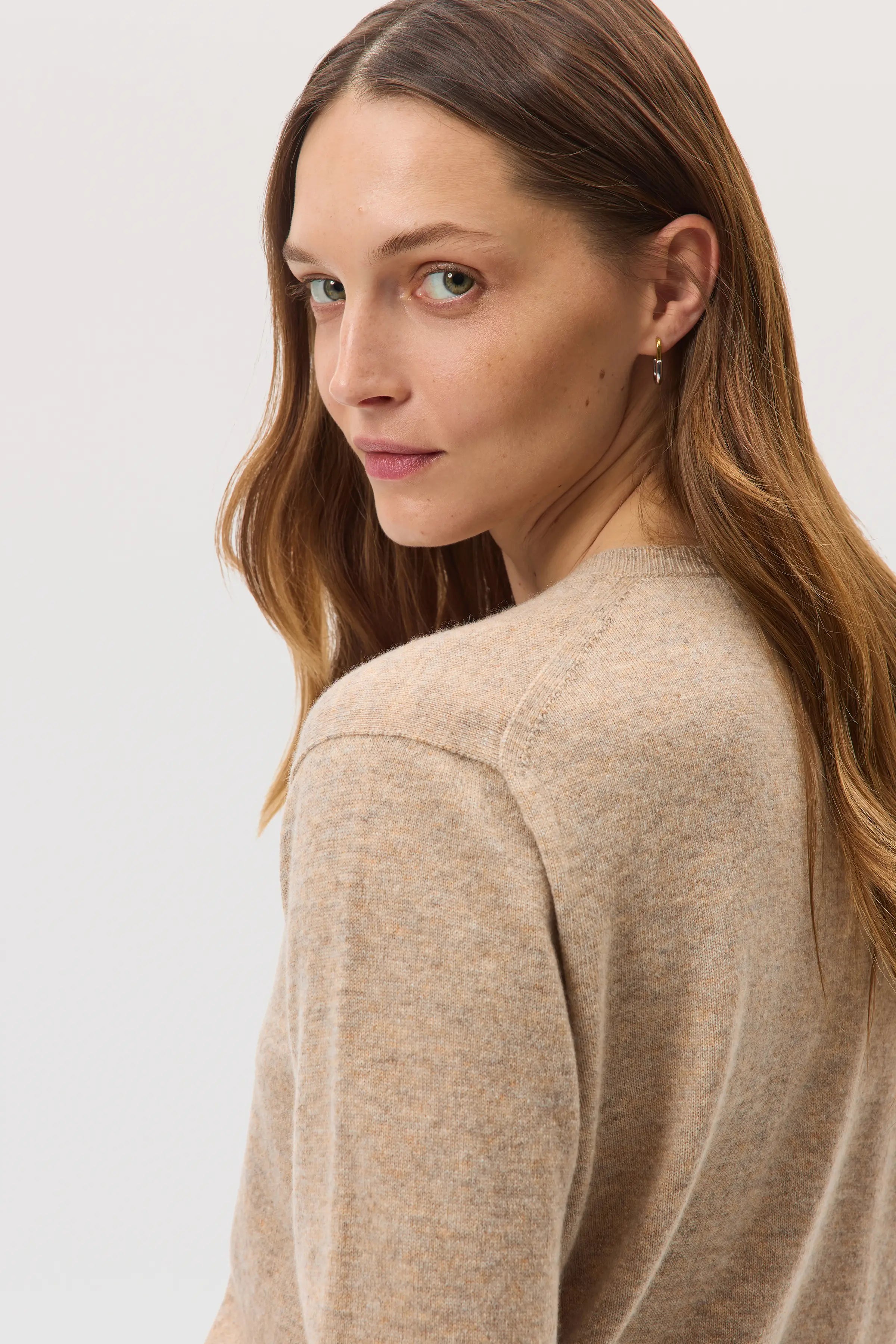 Natural Cashmere Cardigan