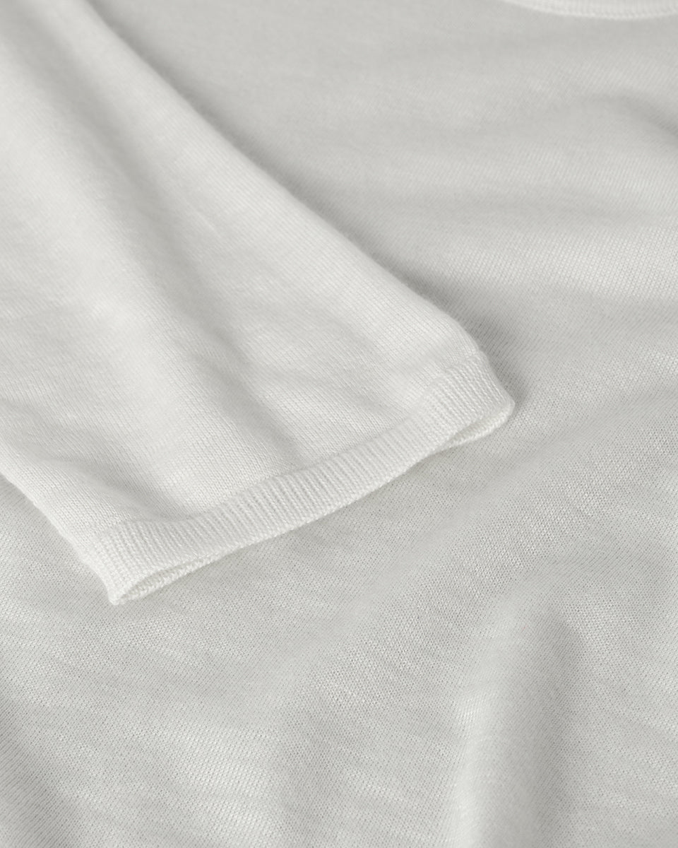 Superfine Cashmere White Jumper