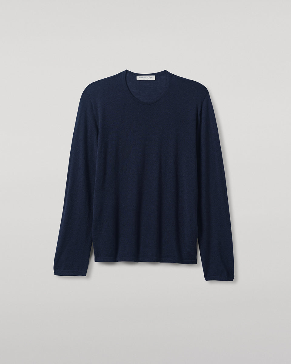 Superfine Cashmere Dark Navy Jumper