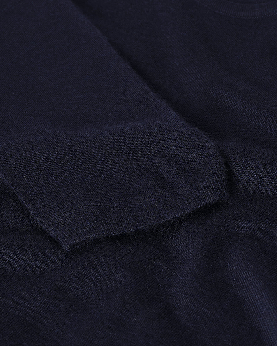 Superfine Cashmere Dark Navy Jumper