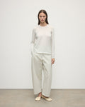 Superfine Cashmere White Jumper