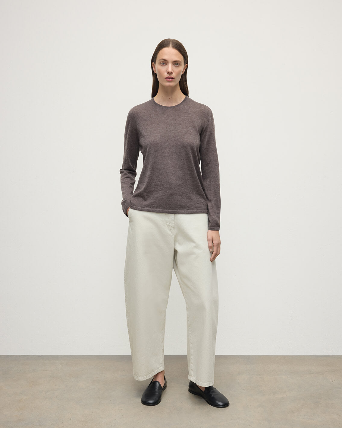 Superfine Cashmere Brown Jumper