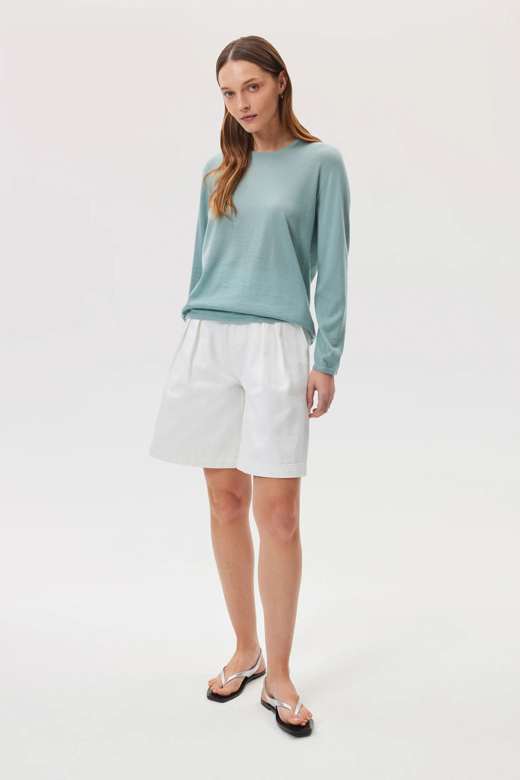 Superfine Cashmere Light Green Jumper