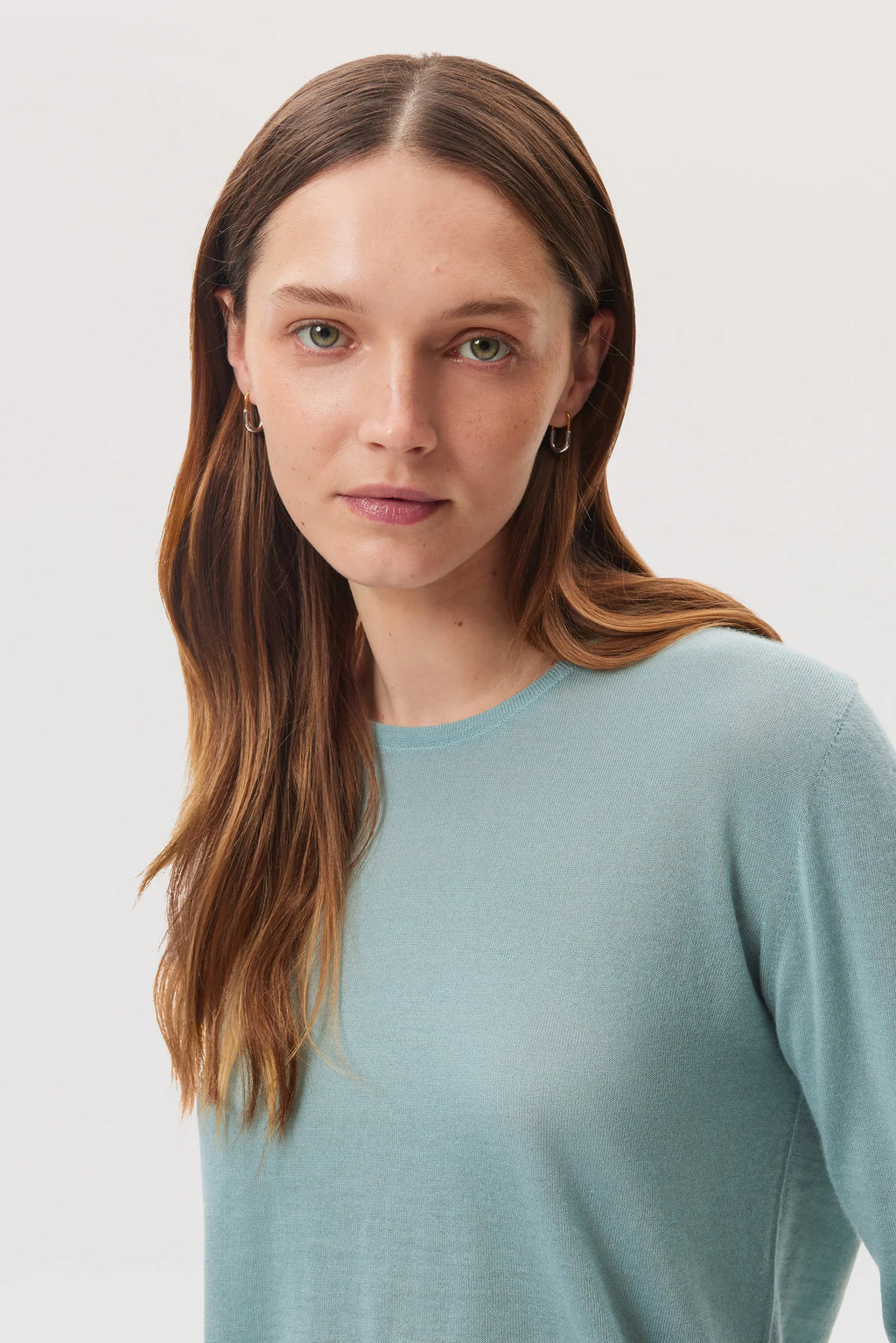 Superfine Cashmere Light Green Jumper