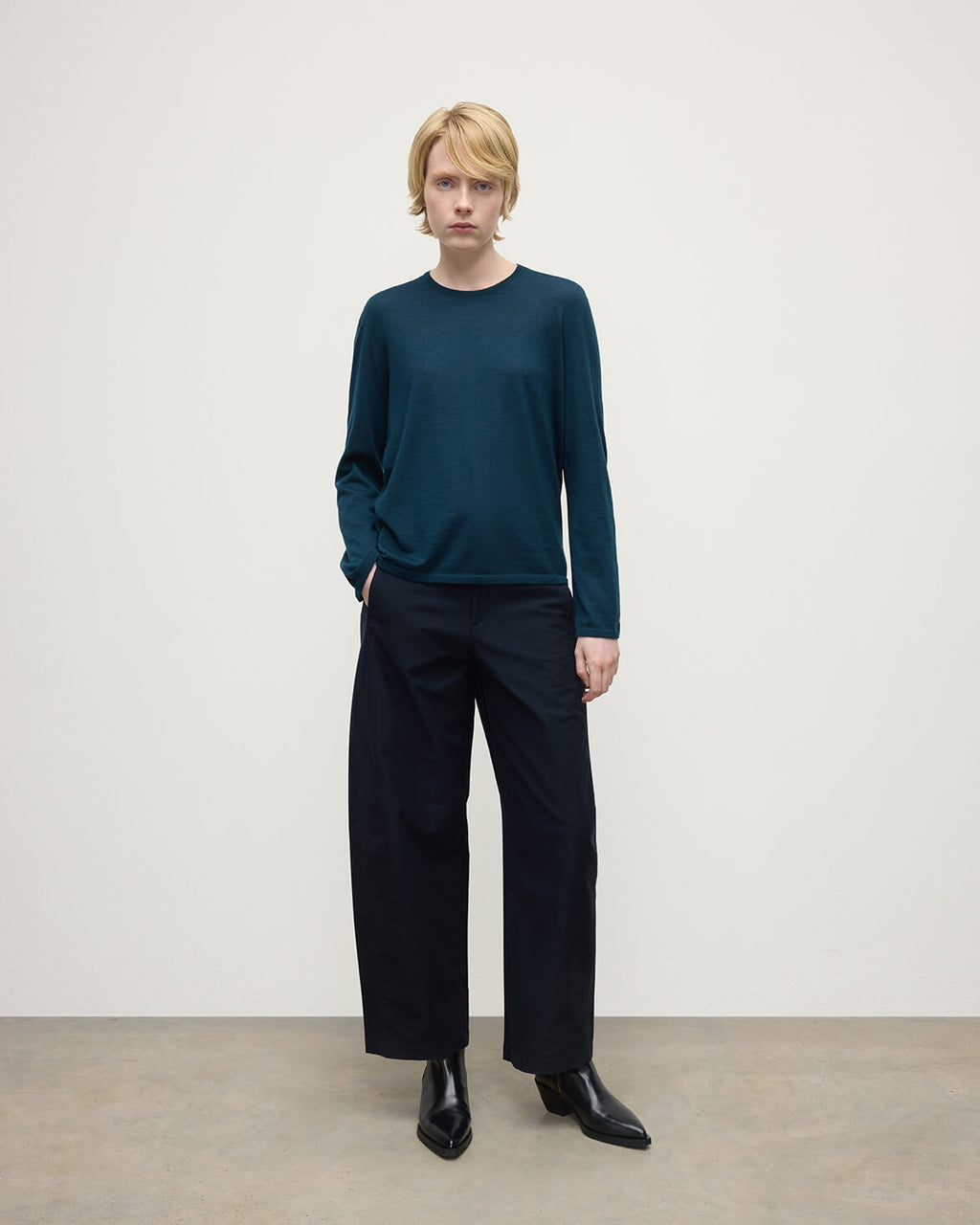Superfine Cashmere Dark Green Jumper