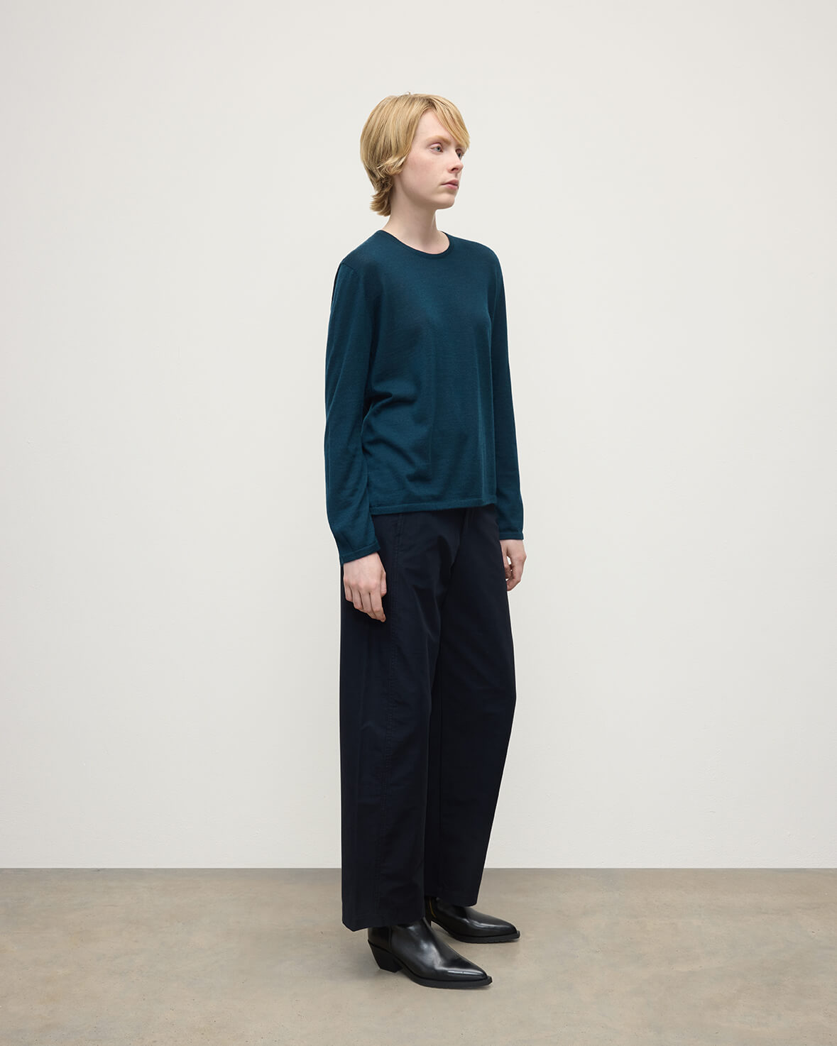 Superfine Cashmere Dark Green Jumper