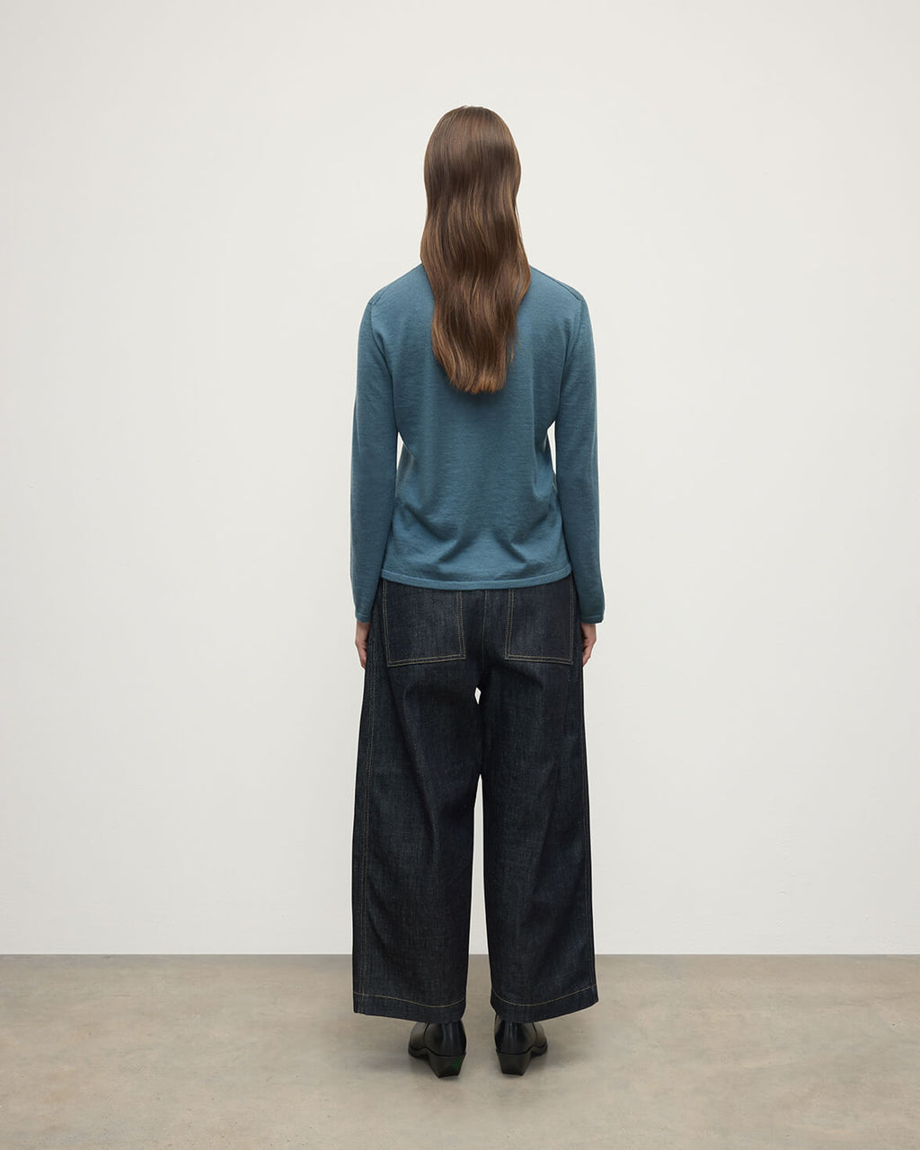 Superfine Cashmere Green Jumper