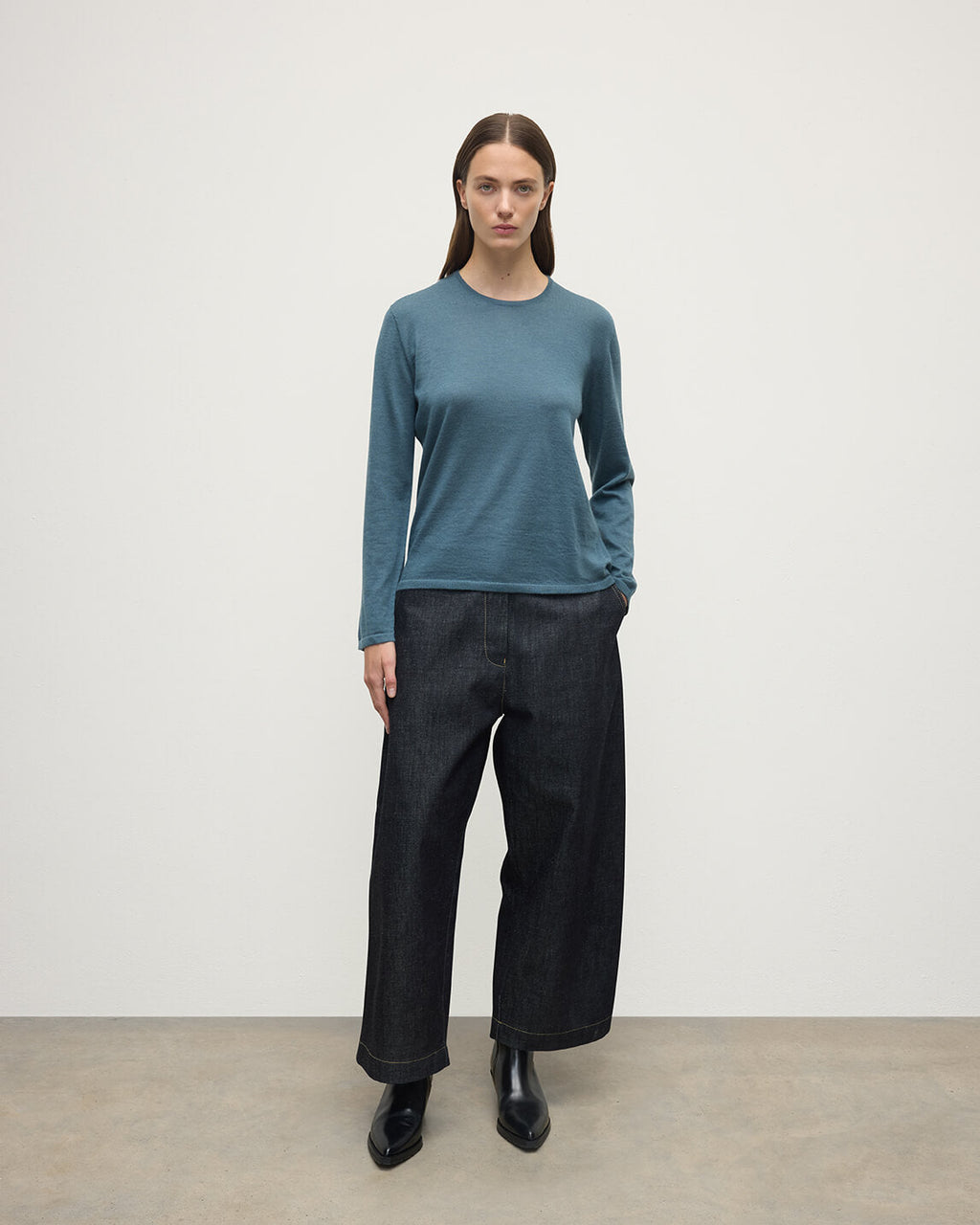 Superfine Cashmere Green Jumper