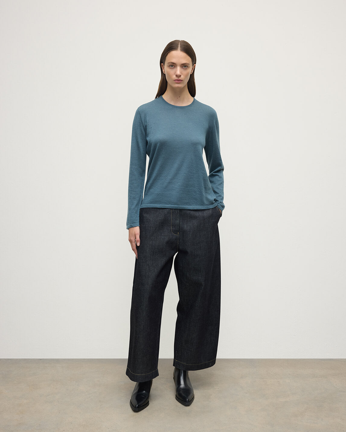 Superfine Cashmere Green Jumper