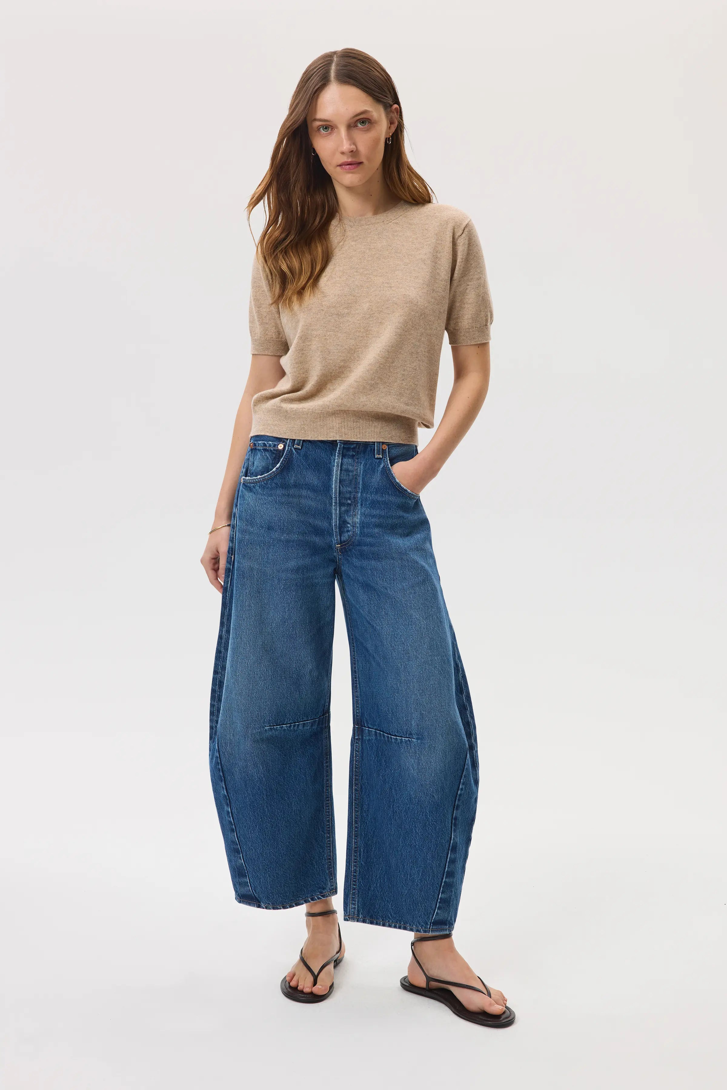 Classic Cashmere Natural T-Shirt