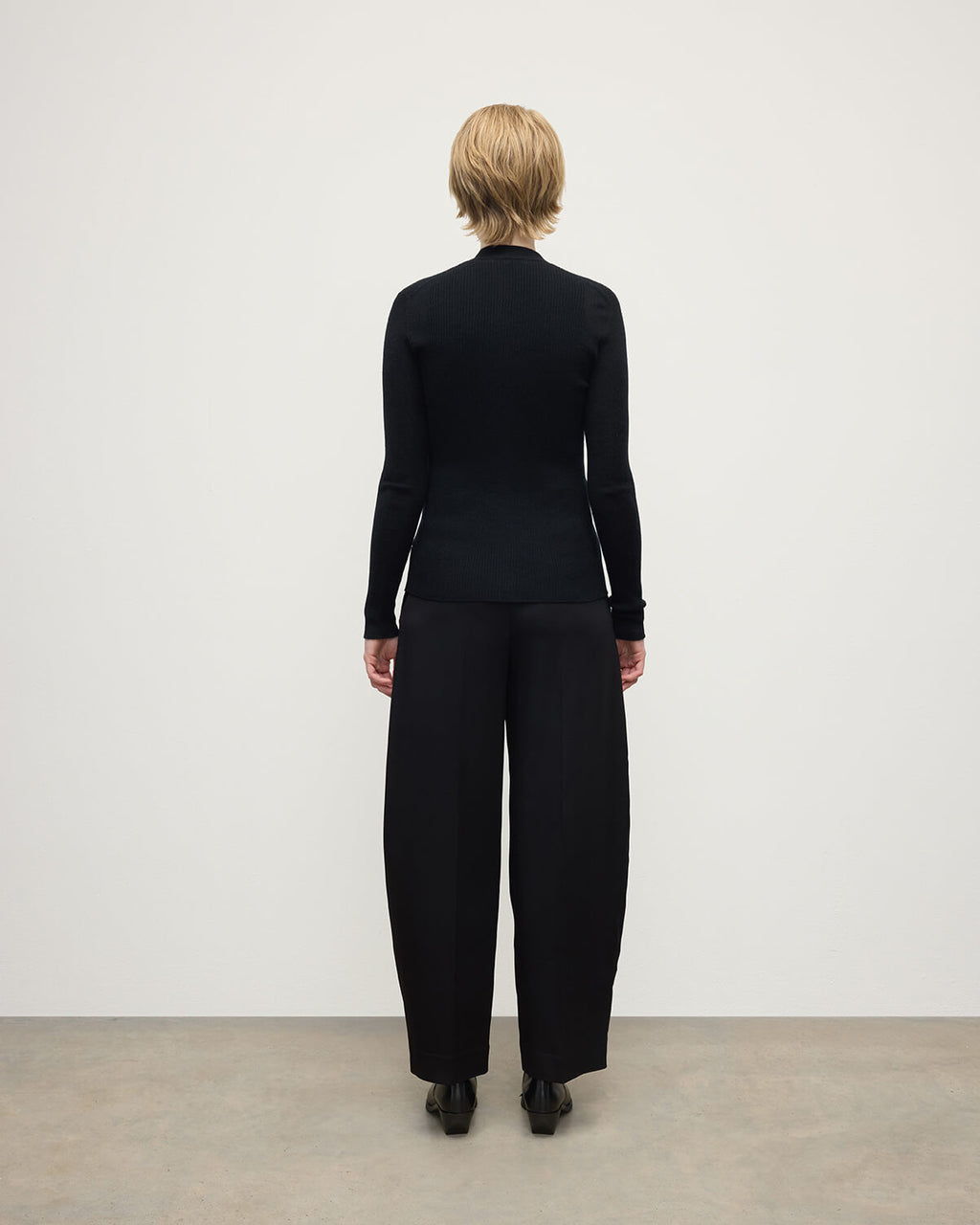 Superfine Cashmere Black Cardigan