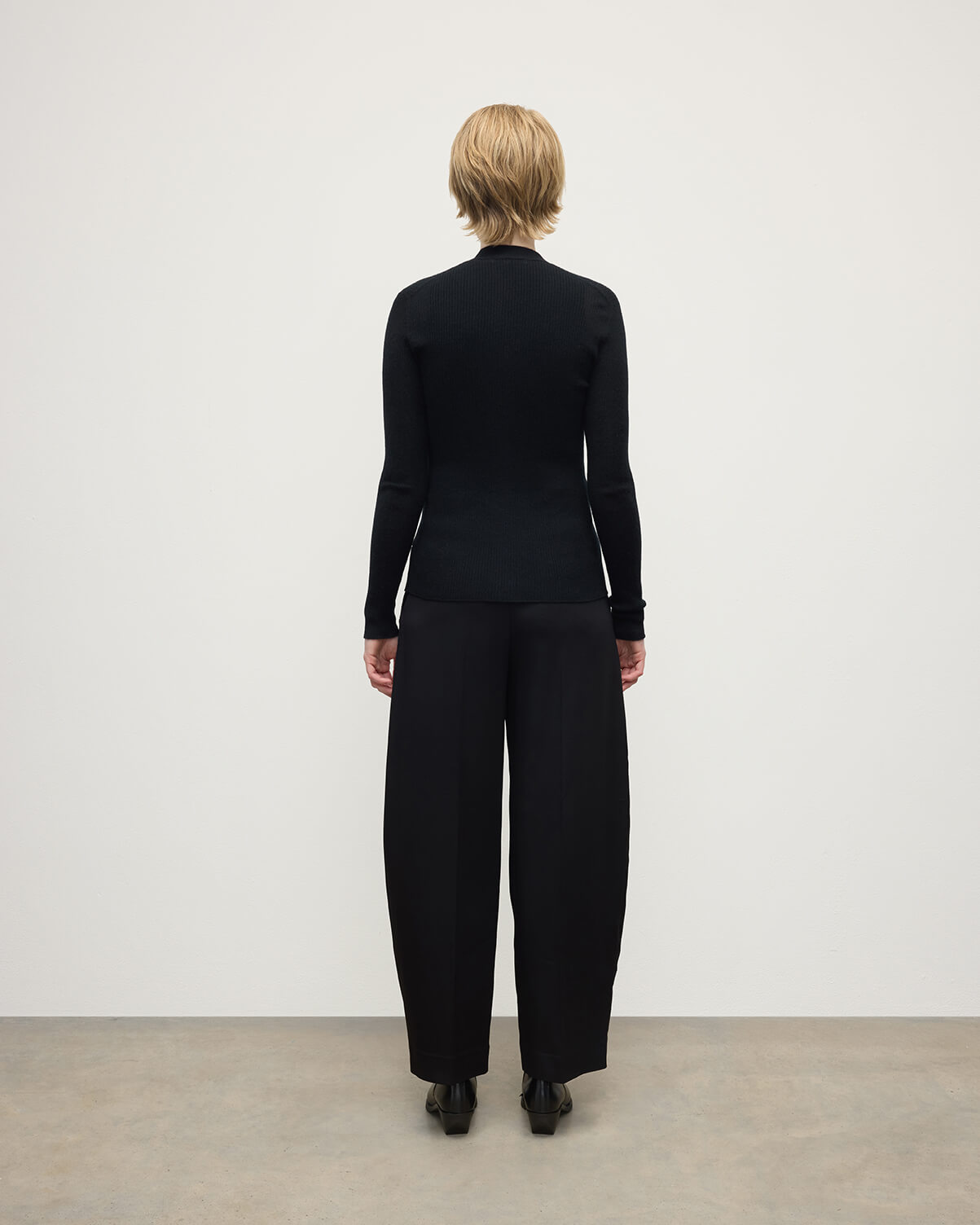 Superfine Cashmere Black Cardigan