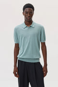 Superfine Cashmere Light Green Polo Shirt