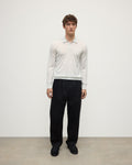 White Superfine Cashmere Polo Shirt
