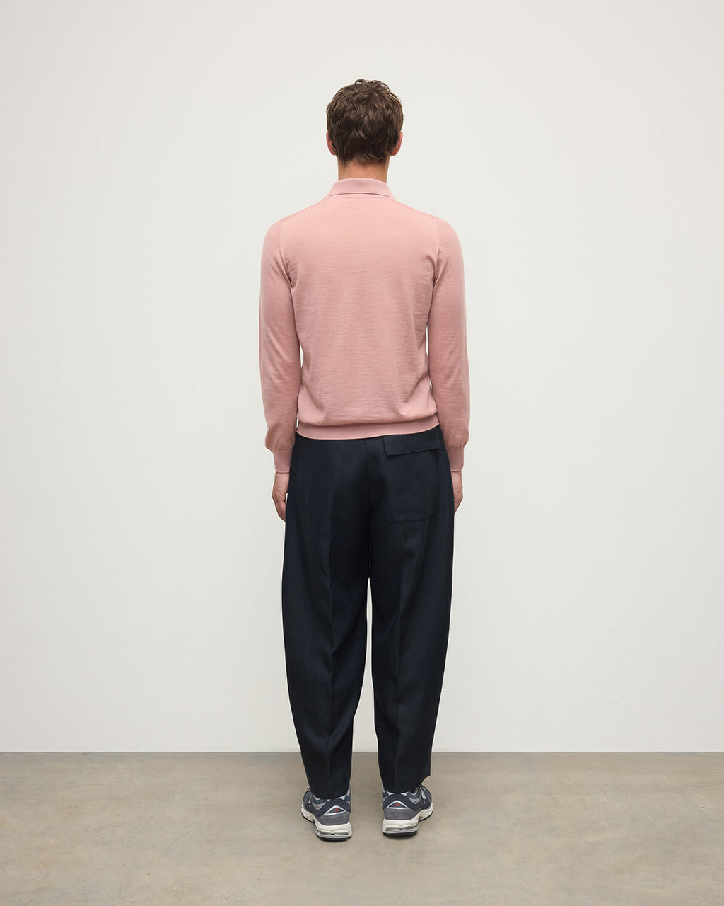 Pink Superfine Cashmere Polo Shirt