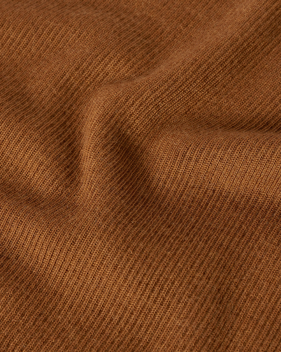 Sleeveless Dark Camel Tank Top