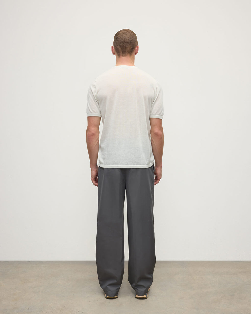 Superfine Cashmere White T-Shirt