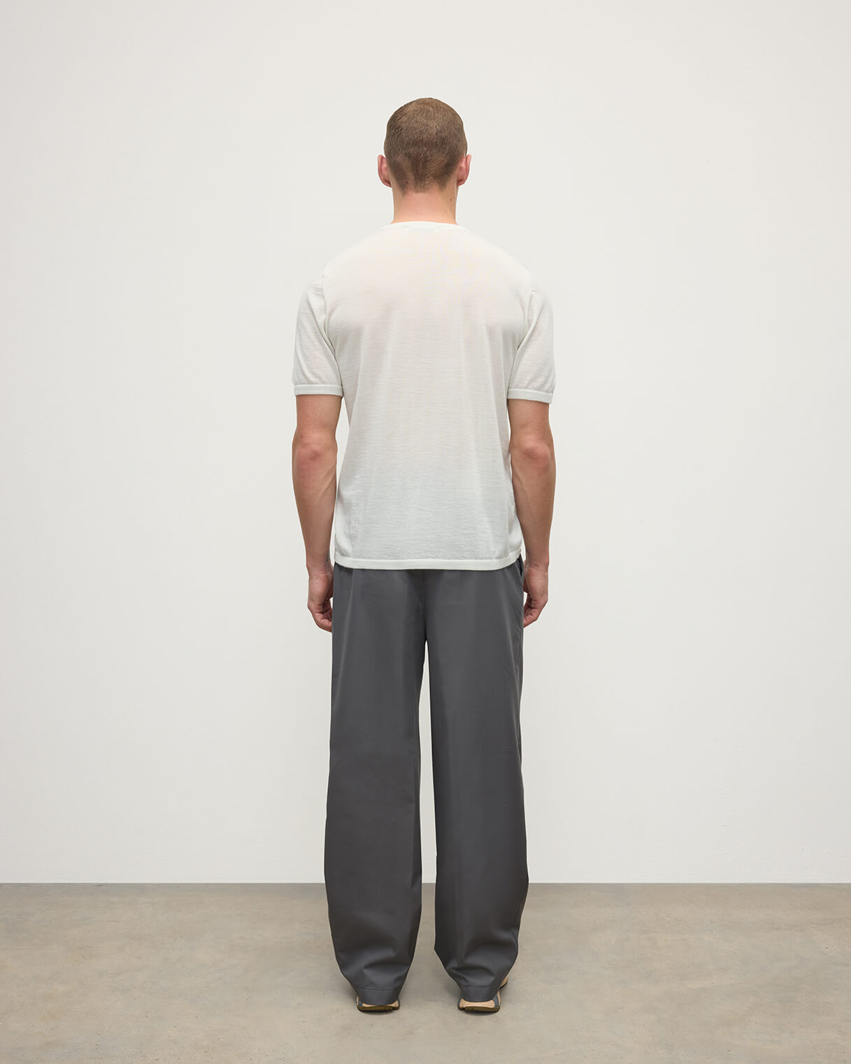 Superfine Cashmere White T-Shirt