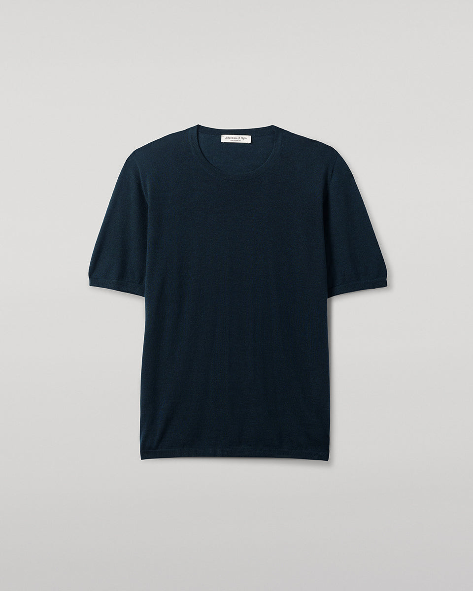 Boyd Bottle Green Superfine Cashmere T-Shirt
