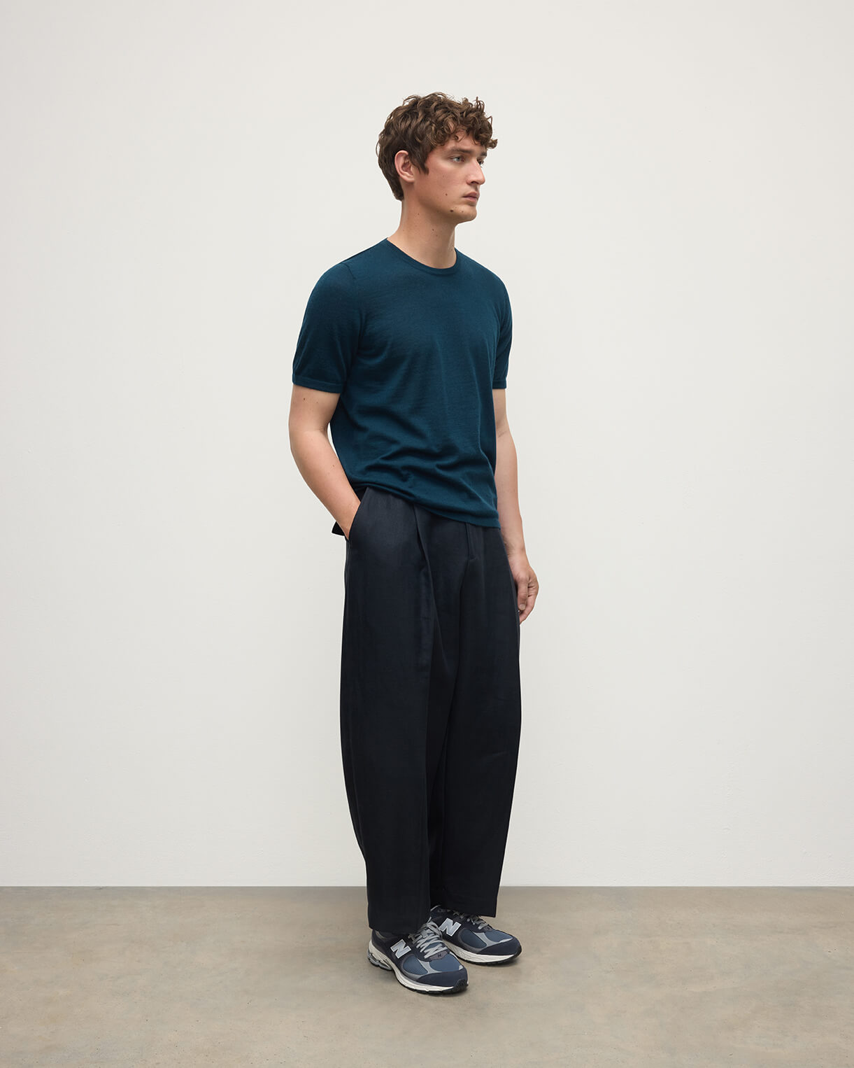 Boyd Bottle Green Superfine Cashmere T-Shirt