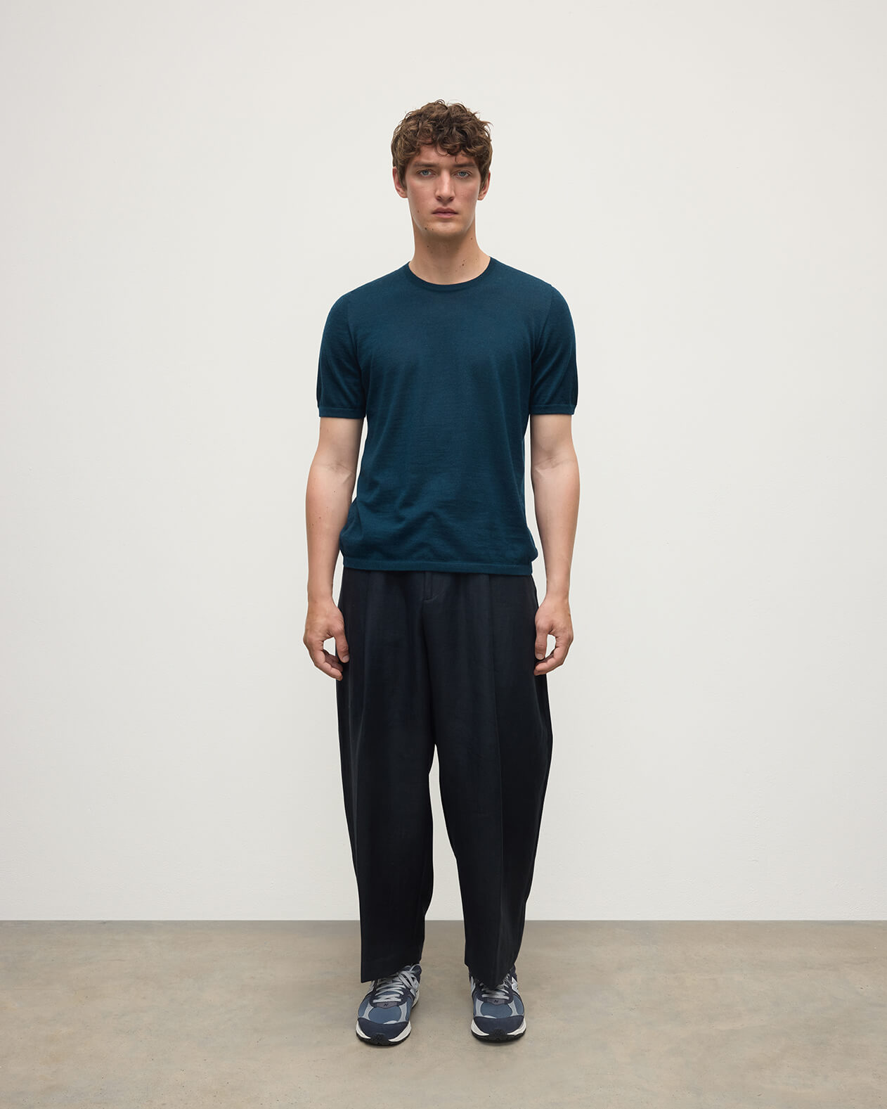 Boyd Bottle Green Superfine Cashmere T-Shirt