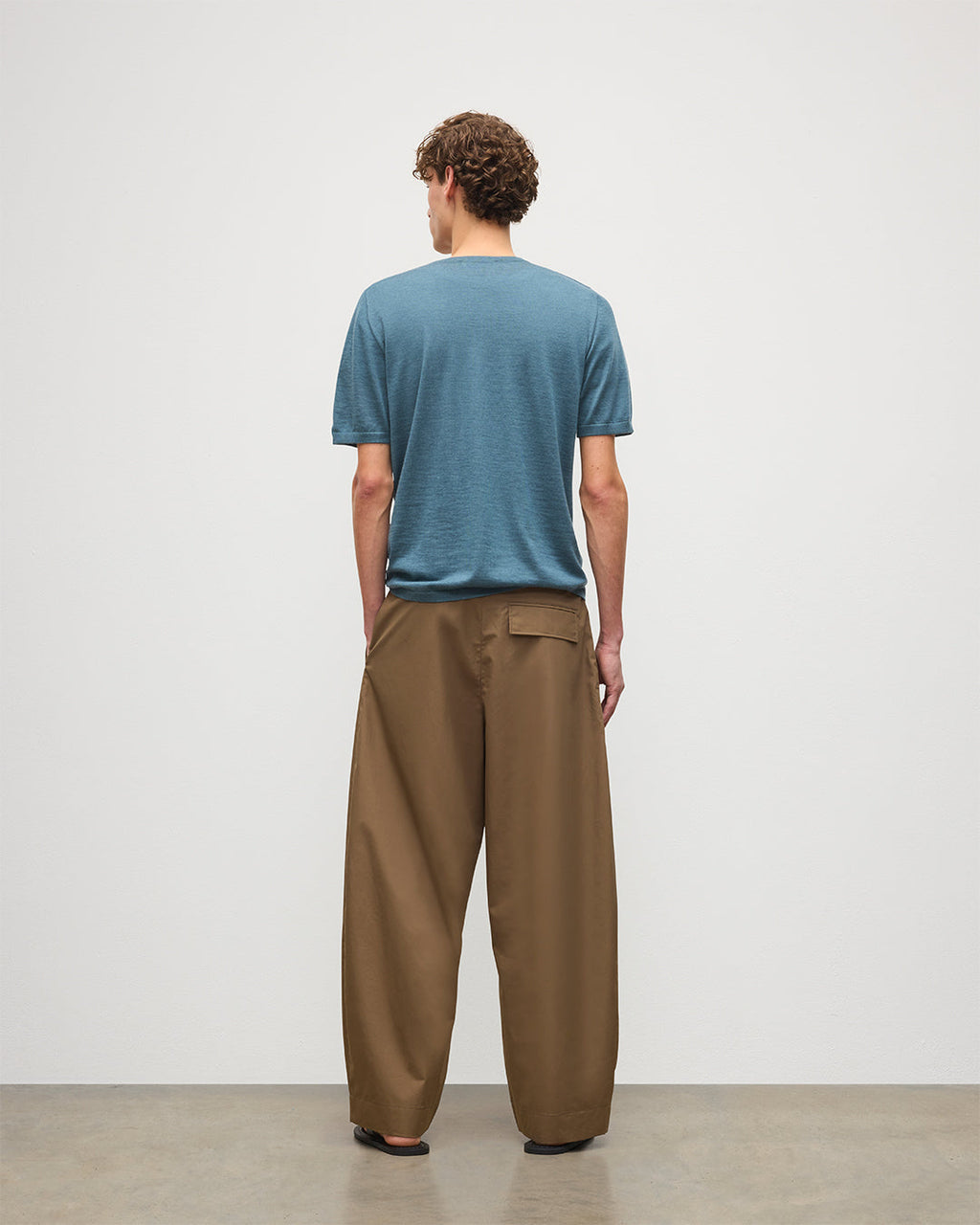 Boyd Blue Superfine Cashmere T-Shirt