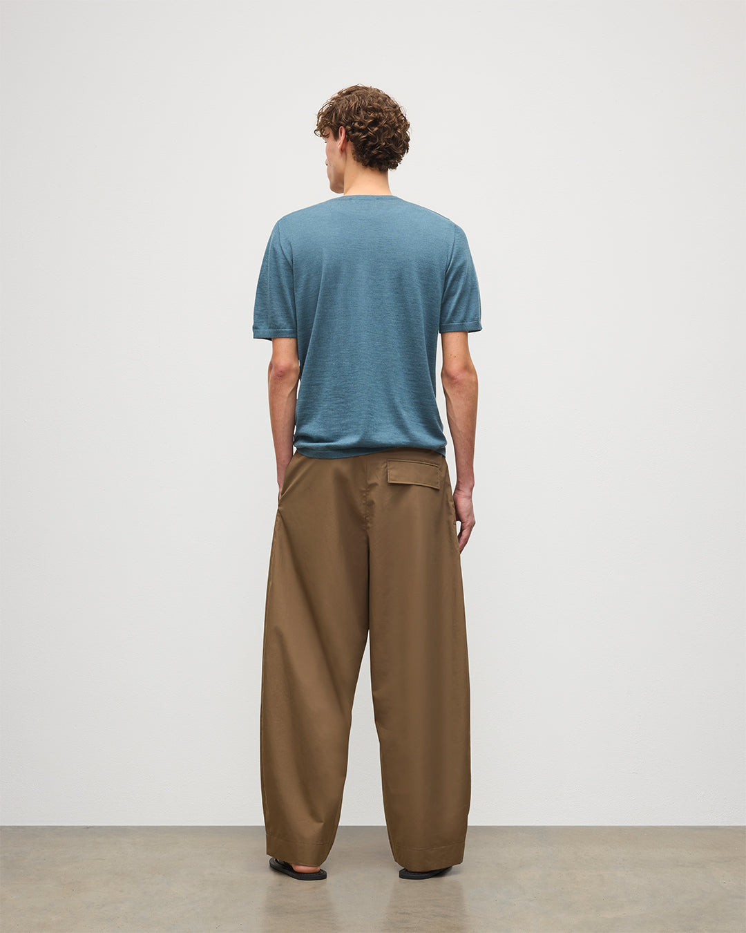Boyd Blue Superfine Cashmere T-Shirt