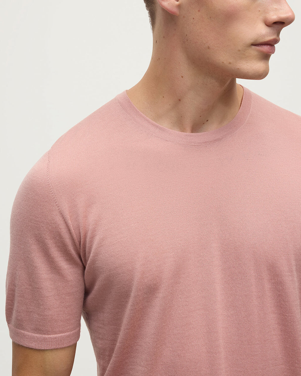 Pink Superfine Cashmere T-Shirt