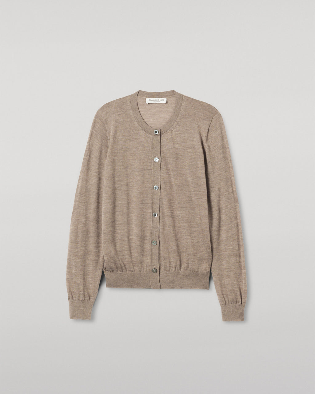 Honor Light Brown Superfine Cashmere Cardigan