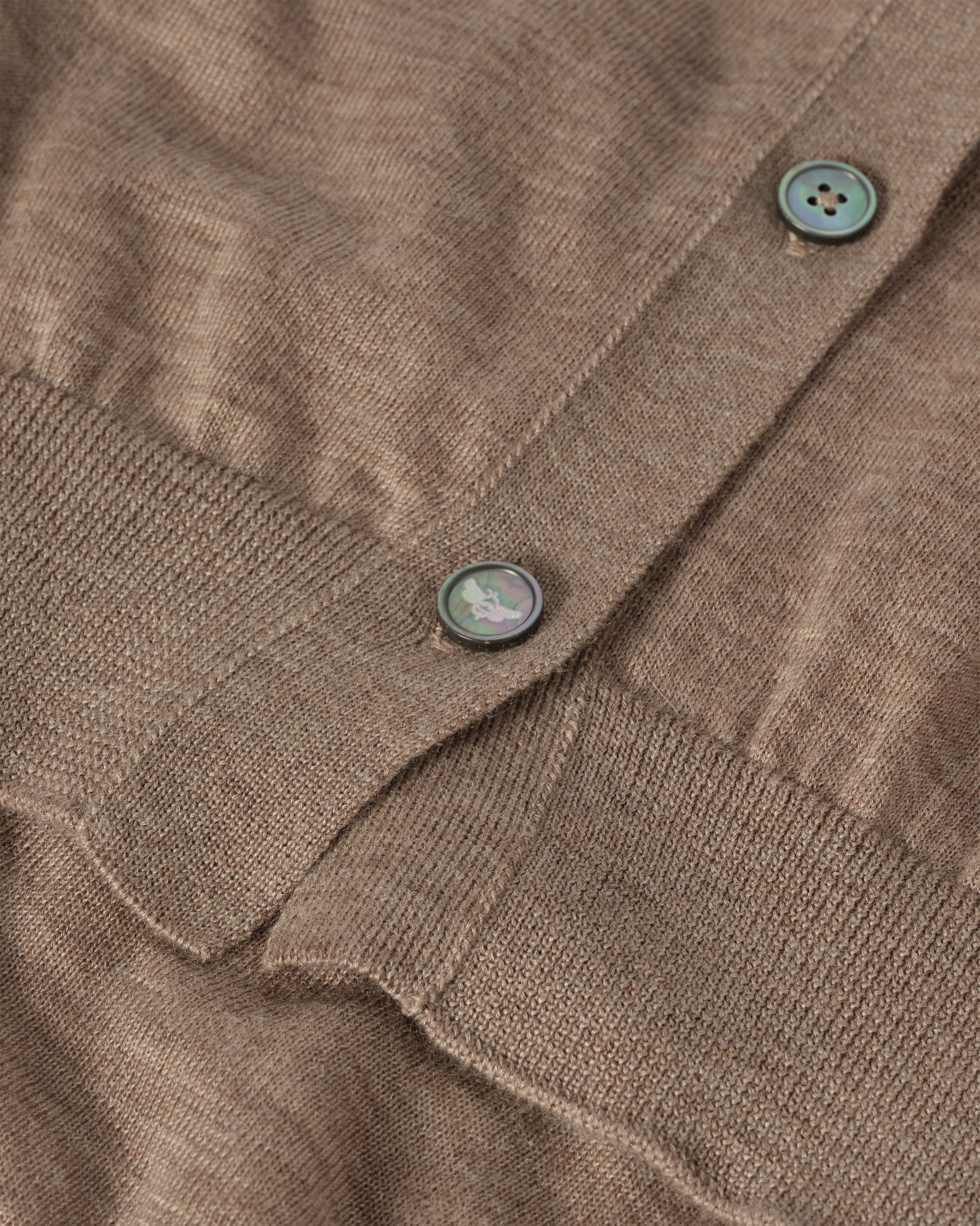 Honor Light Brown Superfine Cashmere Cardigan