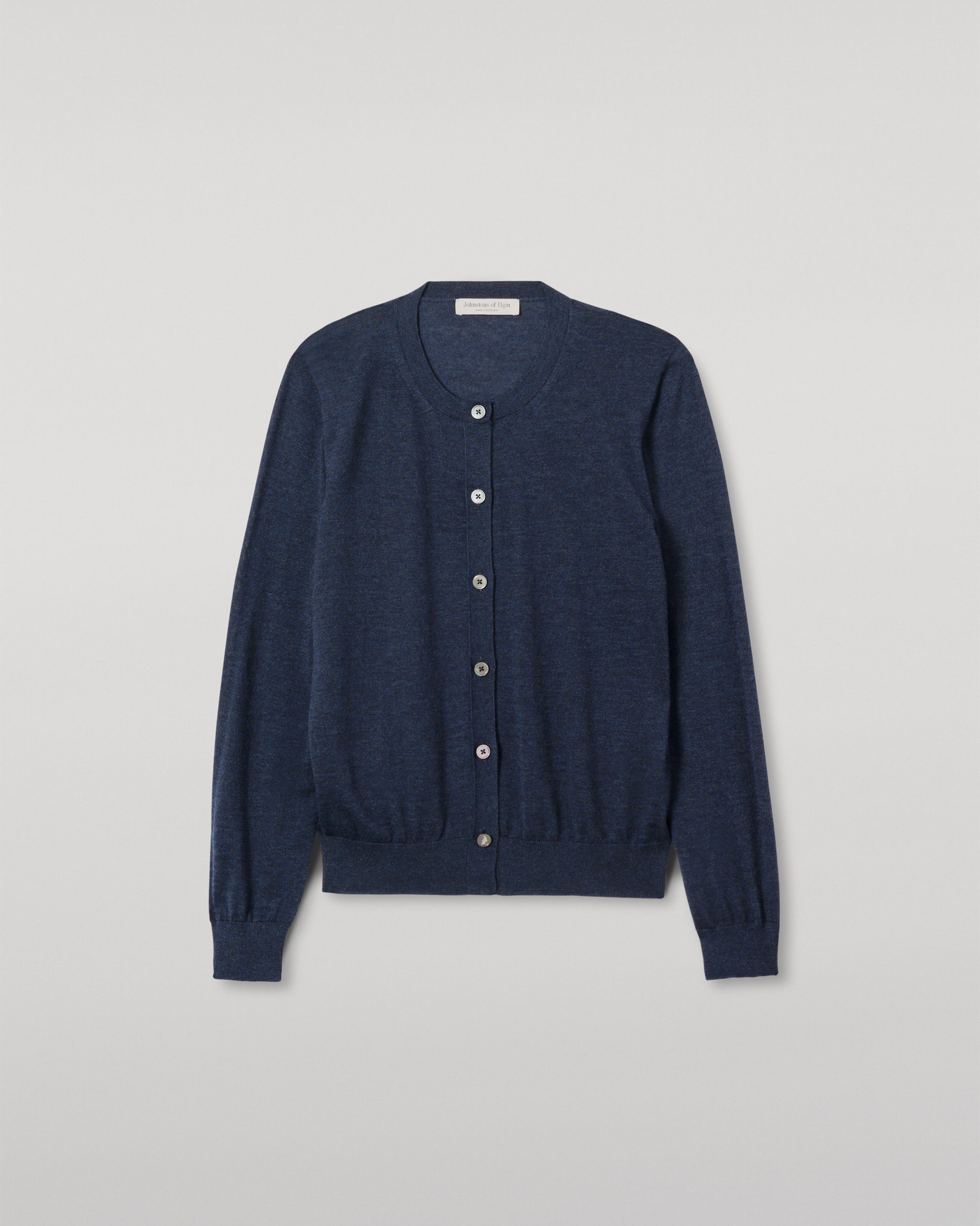 Honor Navy Superfine Cashmere Cardigan