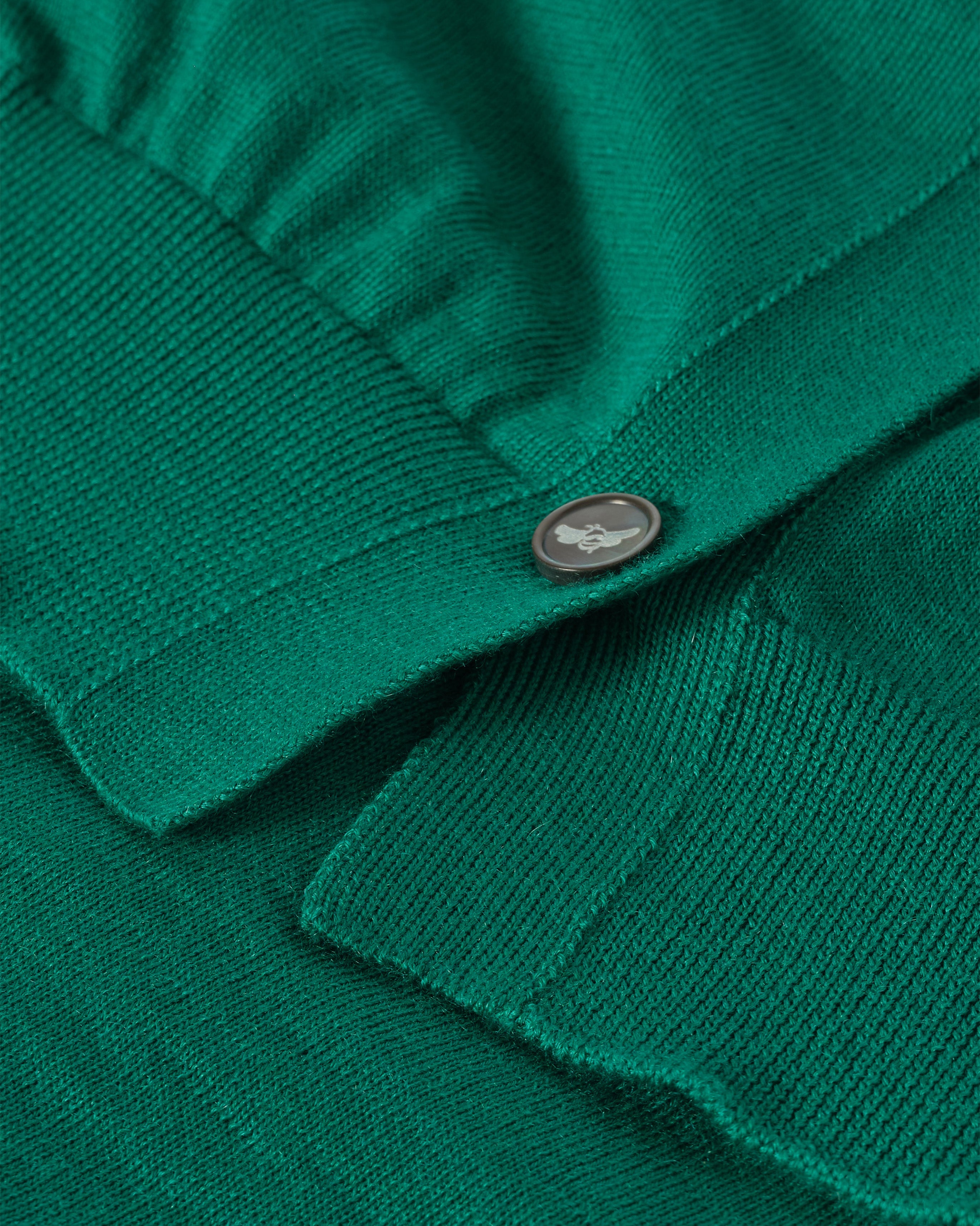 Honor Bright Green Superfine Cashmere Cardigan