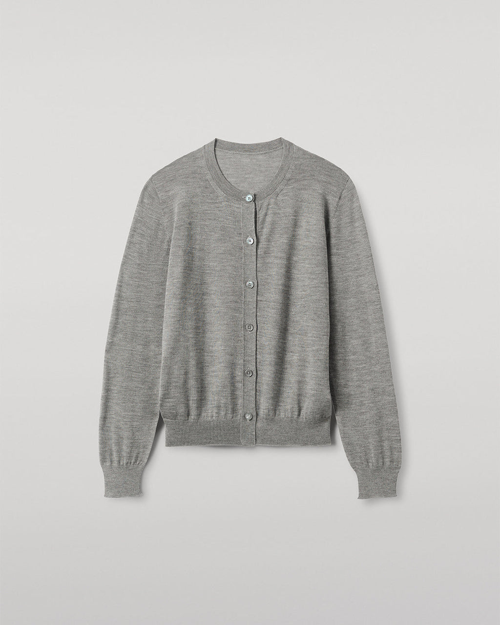 Honor Grey Superfine Cashmere Cardigan