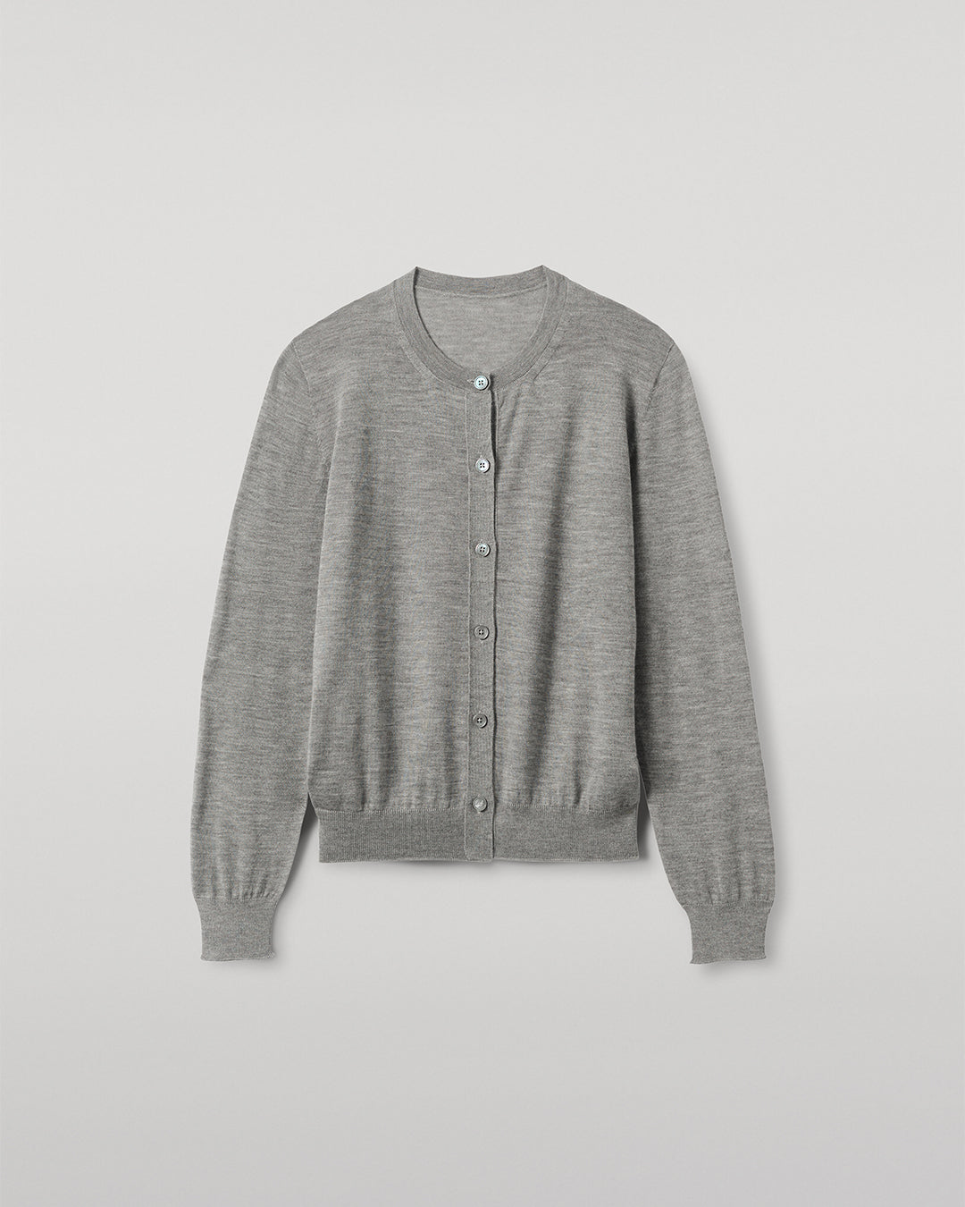 Honor Grey Superfine Cashmere Cardigan