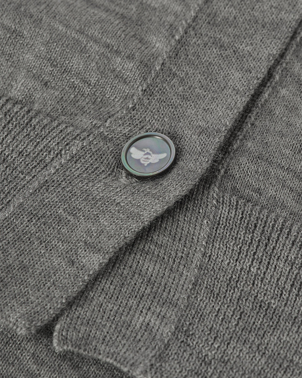 Honor Grey Superfine Cashmere Cardigan