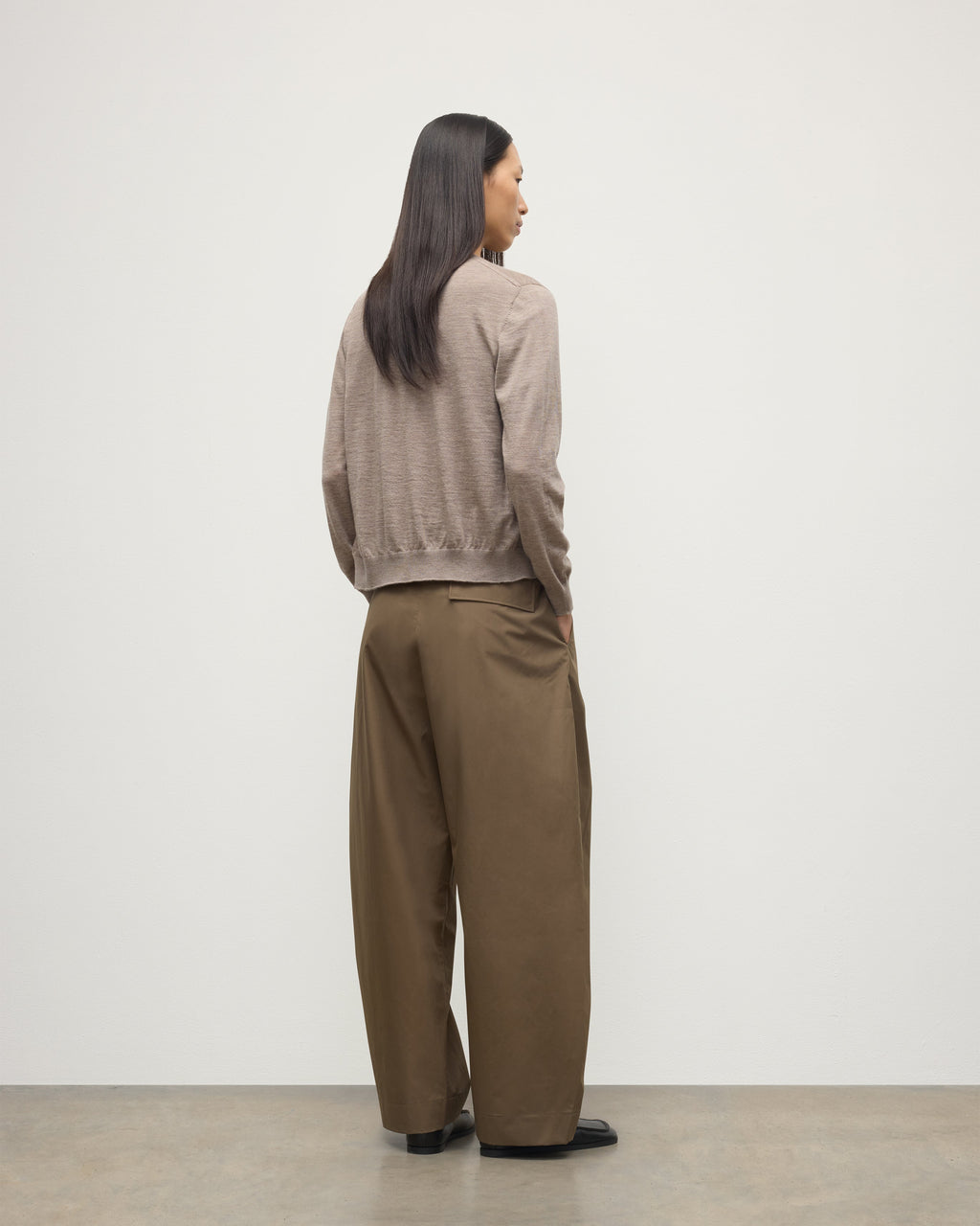 Honor Light Brown Superfine Cashmere Cardigan