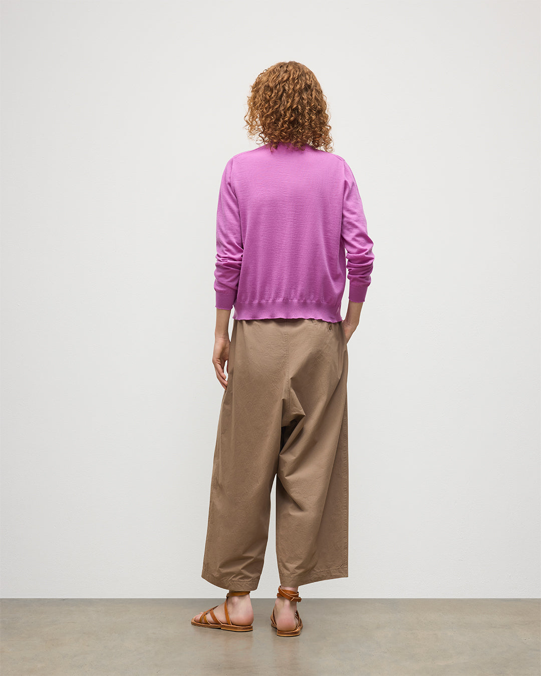 Honor Pink Superfine Cashmere Cardigan