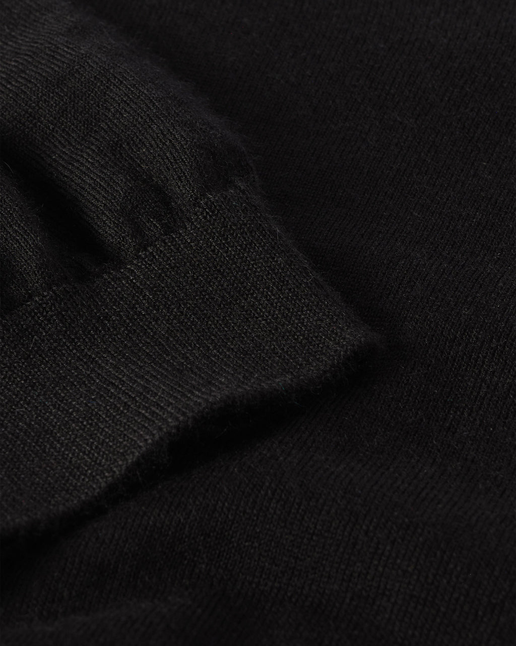 Honor Black Superfine Cashmere T-Shirt