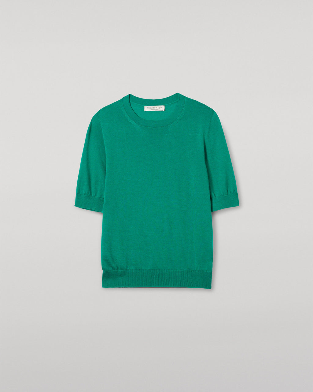 Honor Bright Green Superfine Cashmere T-Shirt