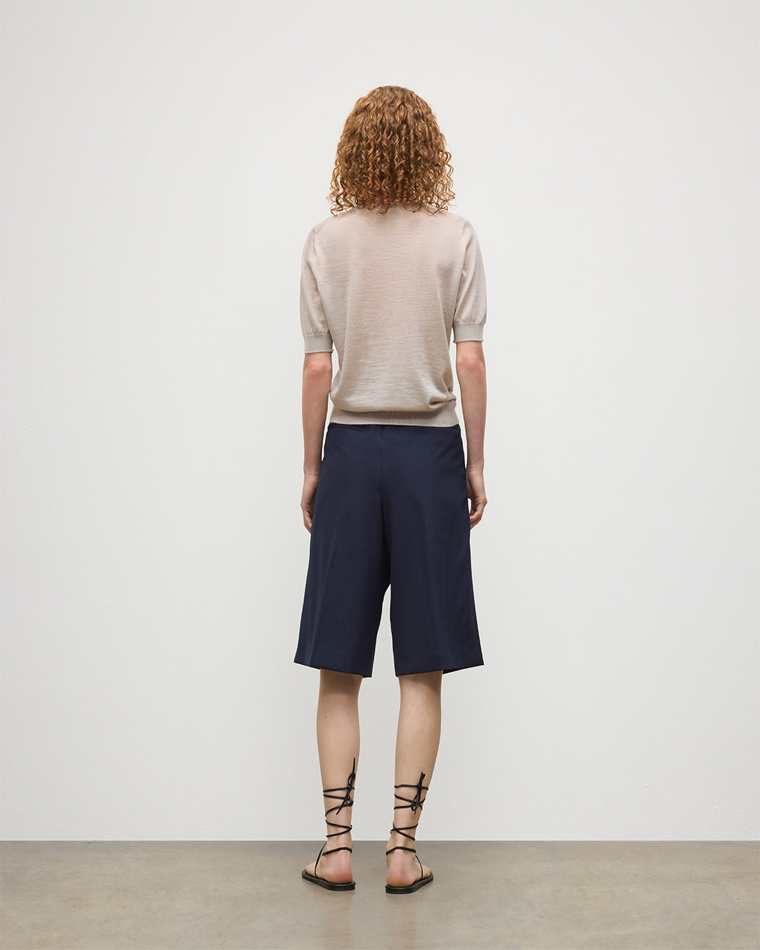 Honor Cream Superfine Cashmere T-Shirt