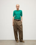 Honor Bright Green Superfine Cashmere T-Shirt