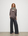 Elise Brown Long Superfine Cashmere Jumper